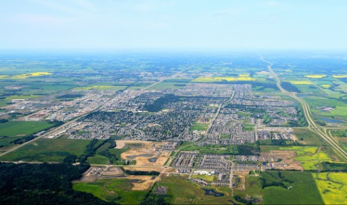 Spruce Grove Central Park pump track and skatepark community event